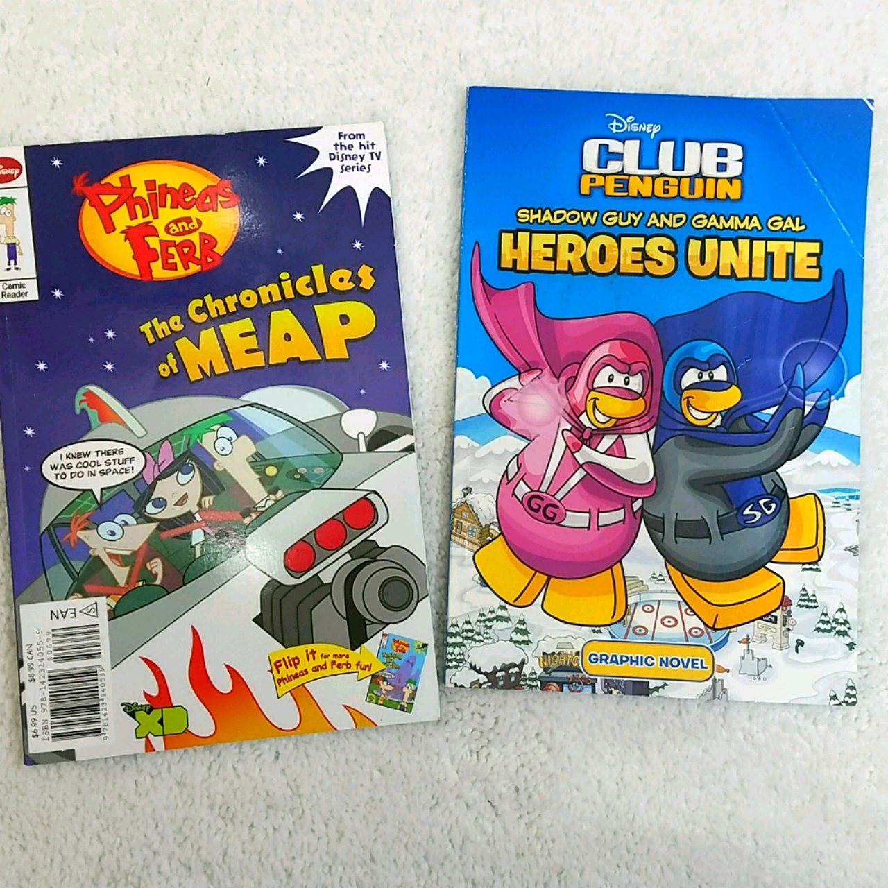 520 Disney Phineas  FerbClub Penguin